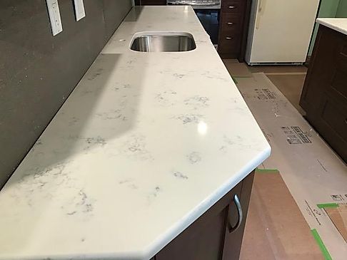 White Kitchen Marble Table Top